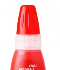 得力9879光敏印油10ml紅*20