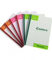 齊心C4515螺旋裝訂筆記本A5 80頁*6