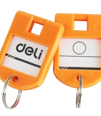 得力9330鑰匙牌筒裝(混)(24個(gè)/筒) 