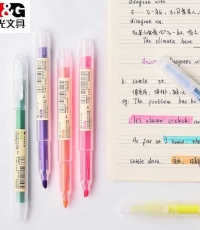 晨光單頭熒光筆本味AHM24306綠色