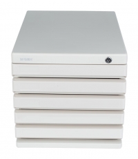 晨光五層帶鎖文件柜ADM95298（灰）