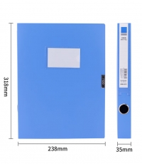 得力5623ES_55mm檔案盒(藍)*12