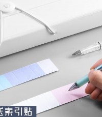 得力5236繩扣式風琴包13格(黑)