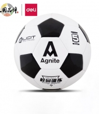 安格耐特F1203_PVC機縫足球(黑+白)