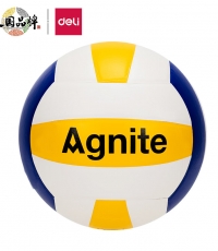 安格耐特F1251_5號(hào)PVC貼片排球(黃色+白色+藍(lán)色)