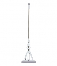 齊心L240對折膠棉拖把 棉頭長28CM 1桿1頭（不銹鋼直桿）