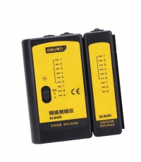 得力DL8401網絡測線儀(黃)RJ11+RJ45