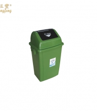 恒豐25型3號彈蓋垃圾桶34*22*47mm（黃色）