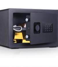得力33515電子密碼保管箱H250(黑色)