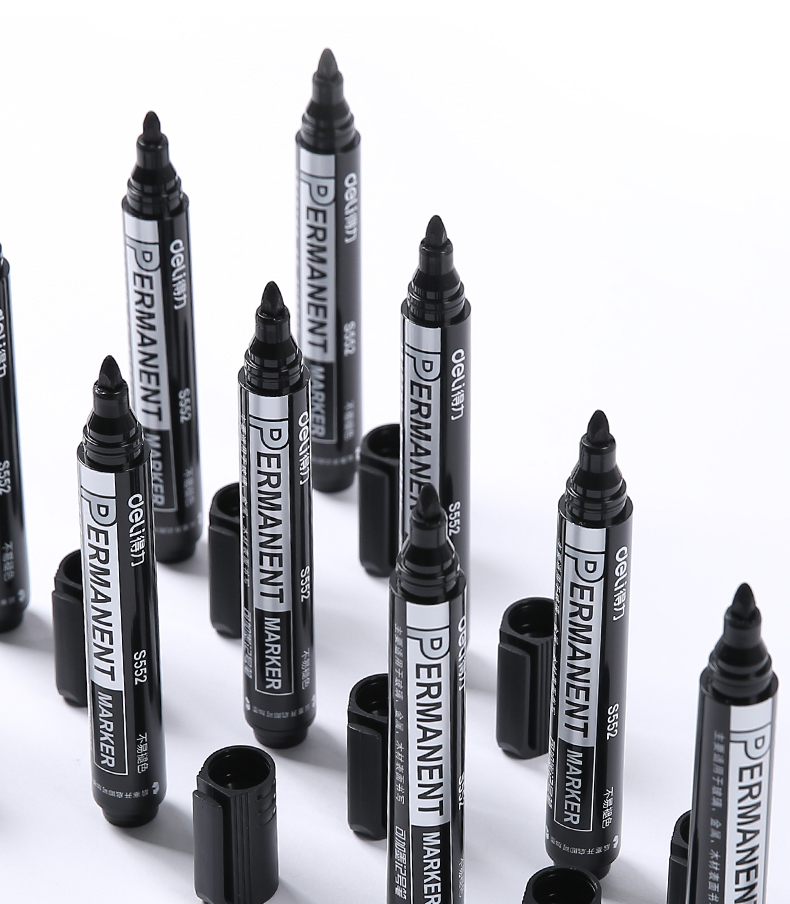 得力（deli） 可加墨水記號筆/物流大頭筆/簽到筆 S632記號筆墨水(藍)單瓶裝